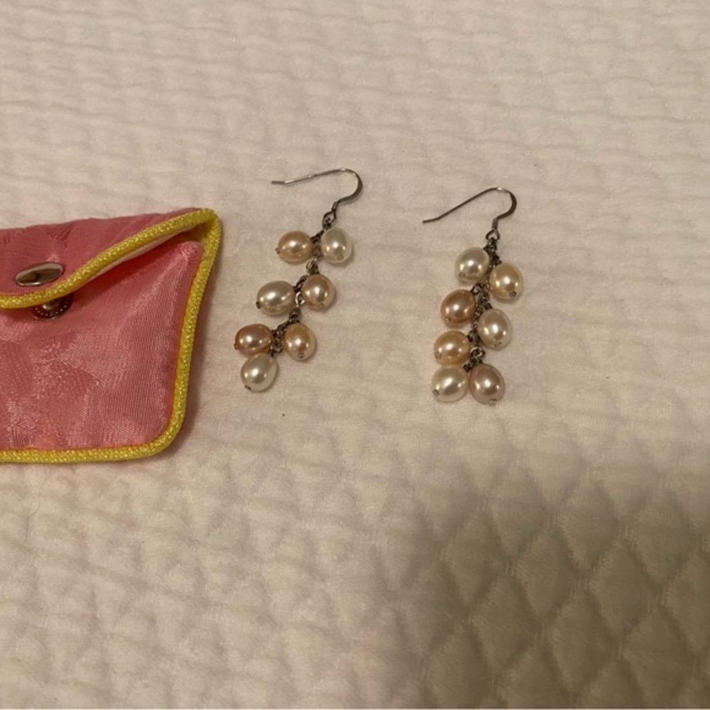 Pearl Drop Earrings Set